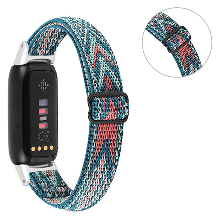 Helt vildt komfortabel Fitbit Luxe Nylon Rem - Flerfarvet#serie_1