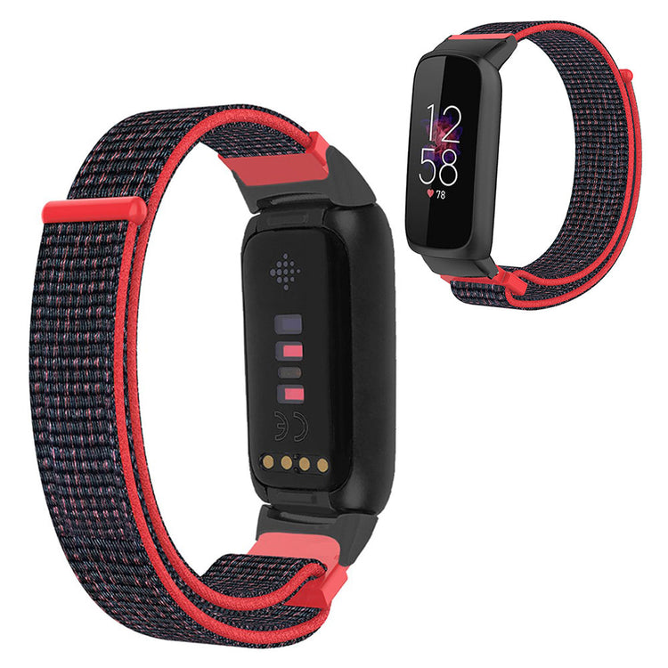 Rigtigt nydelig Fitbit Luxe Nylon Rem - Sort#serie_1