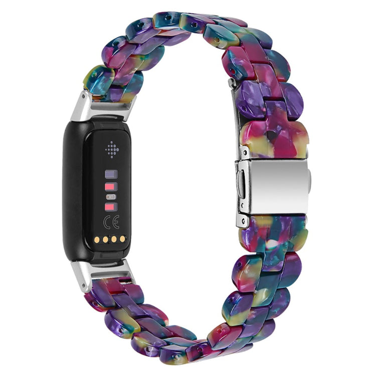 Nydelig Fitbit Luxe Plastik Rem - Lilla#serie_14