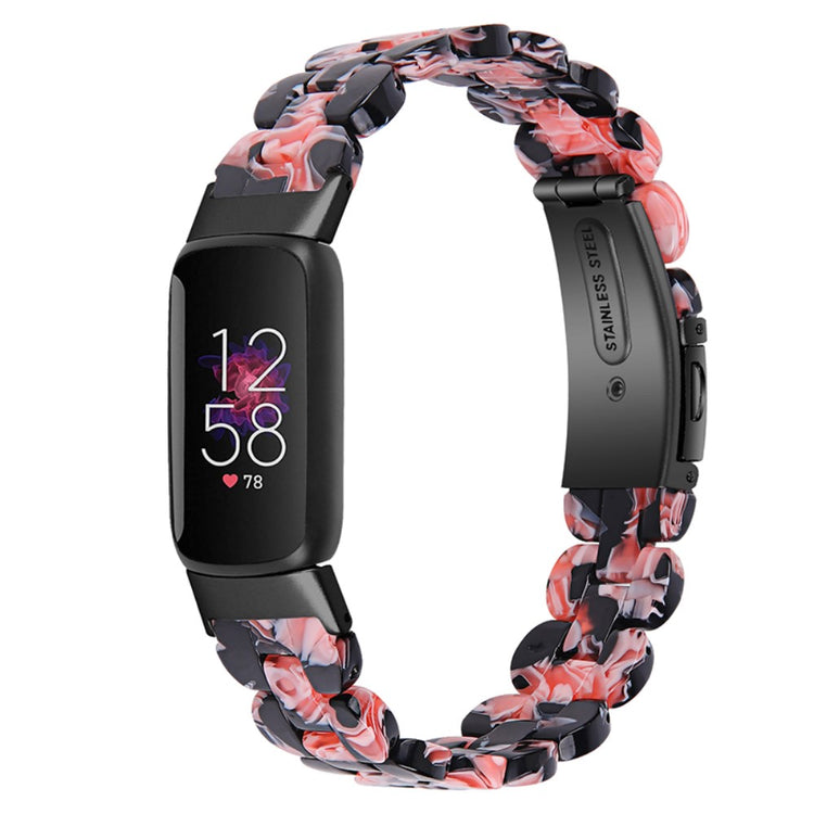 Meget elegant Fitbit Luxe Plastik Rem - Sort#serie_7