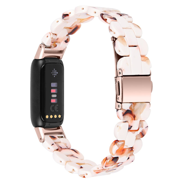 Nydelig Fitbit Luxe Plastik Rem - Brun#serie_9