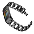 Fitbit Charge 5 correa de reloj de acero inoxidable con decoración de diamantes de imitación 