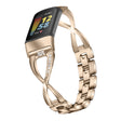 Correa de reloj Fitbit Charge 5 con diseño Rhinestone X 