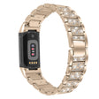 Correa de reloj Fitbit Charge 5 con diamantes de imitación 