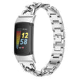 A La Moda Fitbit Charge 5 Metal Correa Reloj