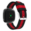 Correa de reloj Fitbit Sense 2 / Versa 4 con rayas de nailon 