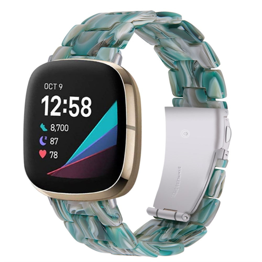 Mega pænt Fitbit Sense 2 / Fitbit Versa 4  Rem - Grøn#serie_18