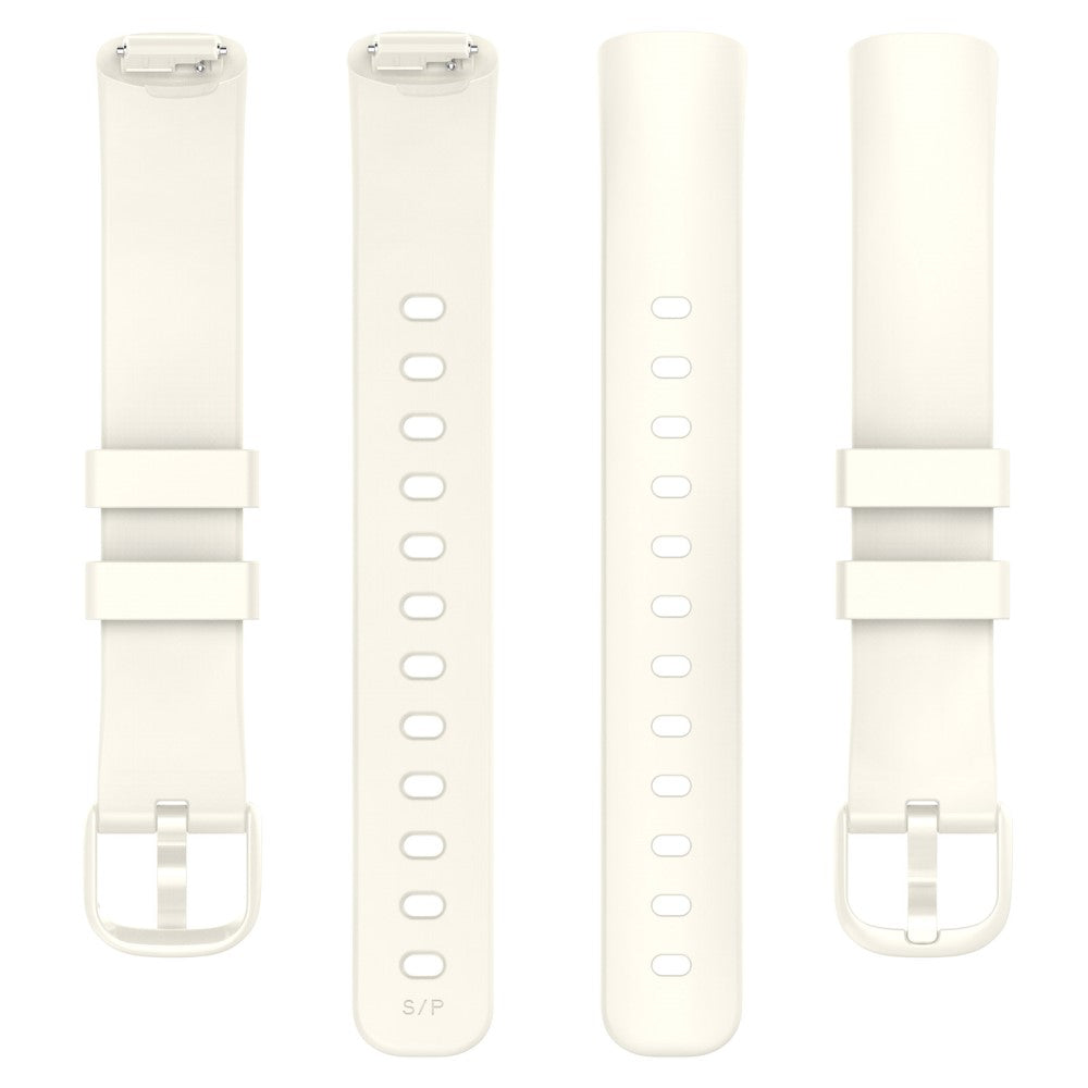 Helt vildt holdbart Fitbit Inspire 3 Silikone Rem - Hvid#serie_9