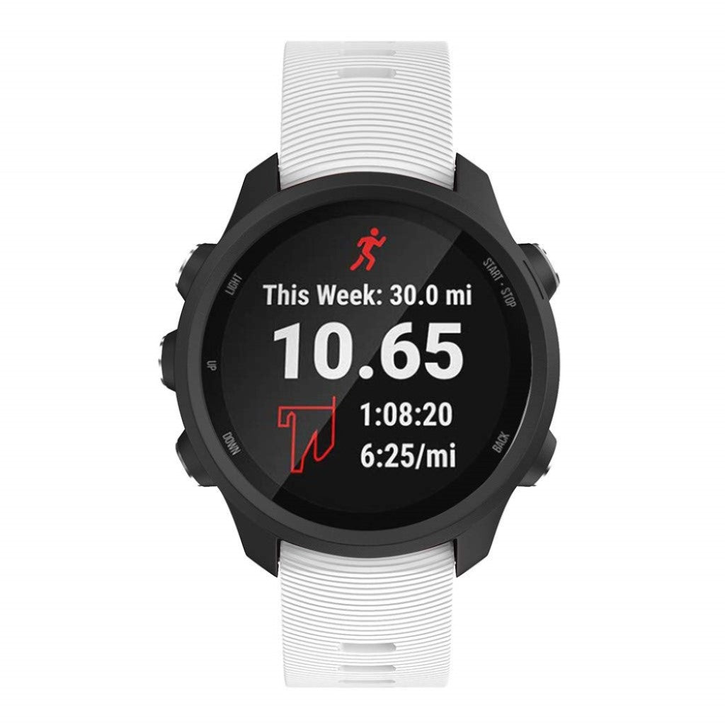 Mega smuk Universal Garmin Silikone Rem - Hvid#serie_2