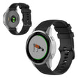 Correa de reloj de silicona con textura de rejilla Garmin Vivomove 3S / Vivoactive 4S 