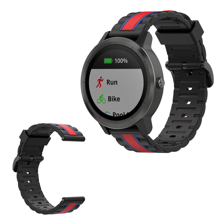 Vildt cool Universal Garmin Silikone Rem - Sort#serie_3