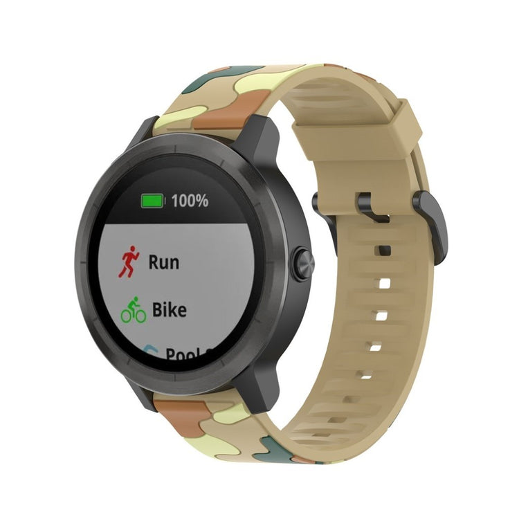  Garmin Vivoactive 3 / Garmin Forerunner 245 Silikone Rem - Brun#serie_6