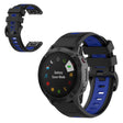 Correa de silicona bicolor para reloj Garmin Fenix 6X / 5X 