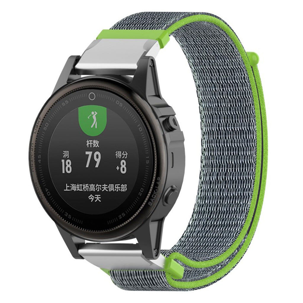 Mega holdbart Garmin Fenix 5S Nylon Rem - Flerfarvet#serie_7