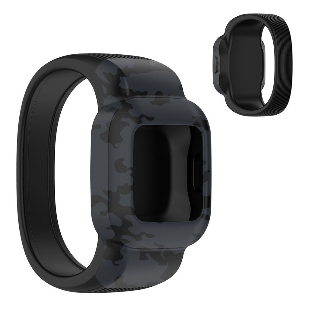 Fremragende Garmin Vivofit Jr 3 Silikone Rem - Størrelse: L - Sølv#serie_2