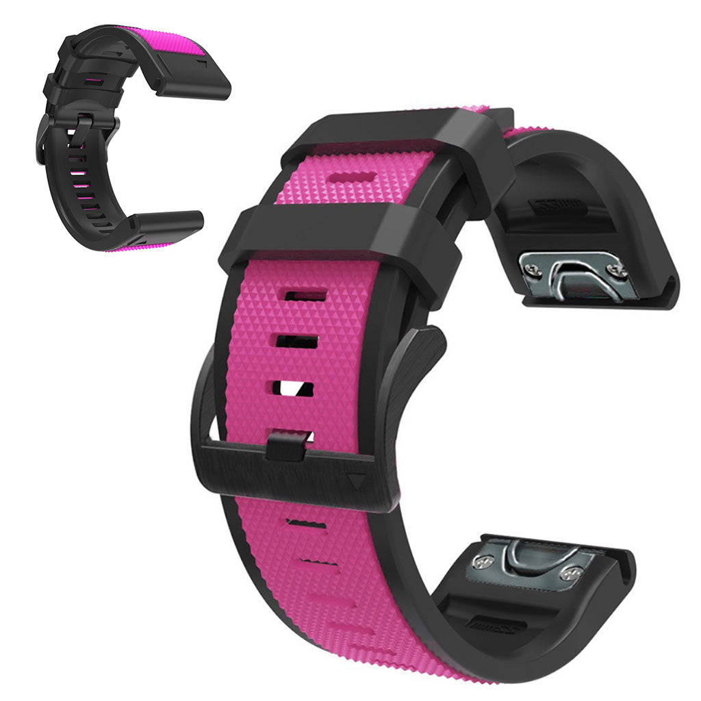 Super fint Universal Garmin Silikone Rem - Pink#serie_5