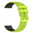 Correa de silicona de 20 mm con textura de rejilla de doble color para reloj Garmin 