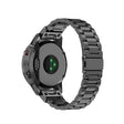Correa de acero inoxidable de 20 mm con cierre desplegable para reloj Garmin 