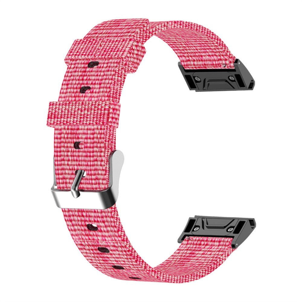 Rigtigt pænt Universal Garmin Nylon Rem - Pink#serie_1