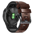 Correa de piel con textura de cocodrilo de 22 mm para reloj Garmin 
