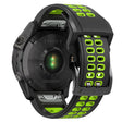 Correa de silicona de doble color para reloj Garmin Fenix 7 