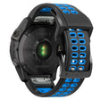 Correa de silicona de doble color para reloj Garmin Fenix 7 