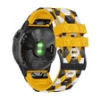 Correa de silicona de fútbol de 22 mm para reloj Garmin y Coros 