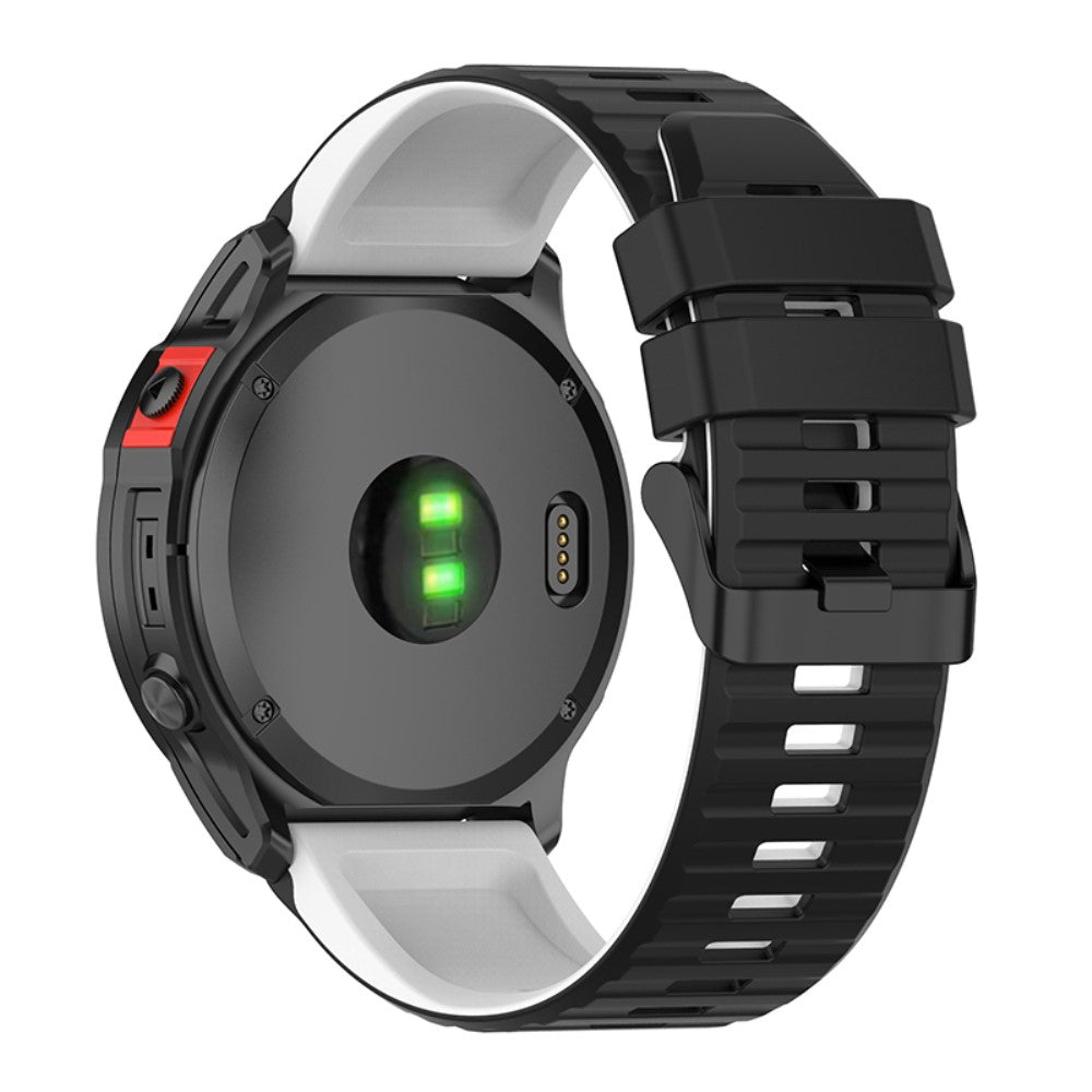 Glimrende Garmin Fenix 7X Silikone Rem - Sort#serie_1