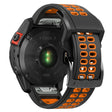 Correa de silicona de doble color para reloj Garmin Fenix 7X 