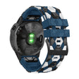Correa de silicona de fútbol de 26 mm para reloj Garmin y Coros 