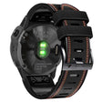 Correa de cuero con silicona de 26 mm para reloj Garmin 