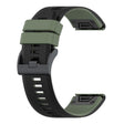 Correa de silicona texturizada de doble color de 26 mm para reloj Garmin 