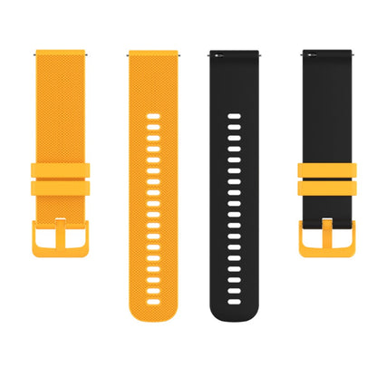 Mega fed Universal Garmin Silikone Urrem - Gul#serie_6
