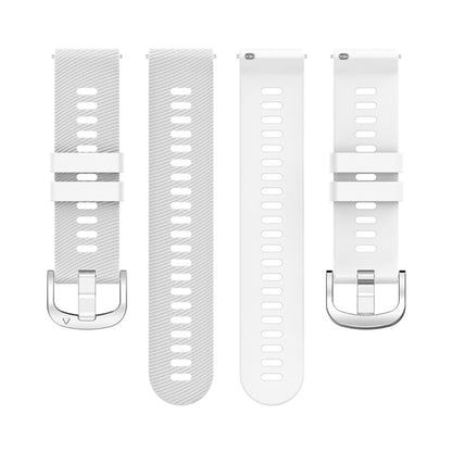 Meget slidstærk Universal Garmin Silikone Rem - Hvid#serie_1