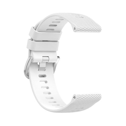 Meget slidstærk Universal Garmin Silikone Rem - Hvid#serie_1