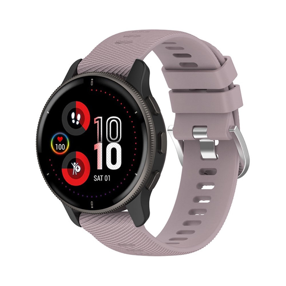 Meget slidstærk Universal Garmin Silikone Rem - Lilla#serie_8