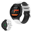 Correa de reloj de silicona bicolor para dispositivos Garmin Forerunner 