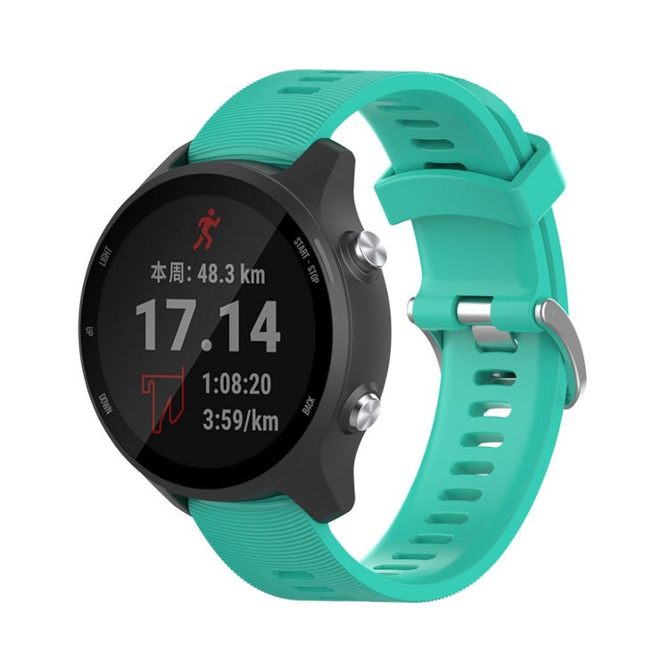 Rigtigt sejt Garmin Forerunner 245 Silikone Rem - Grøn#serie_8