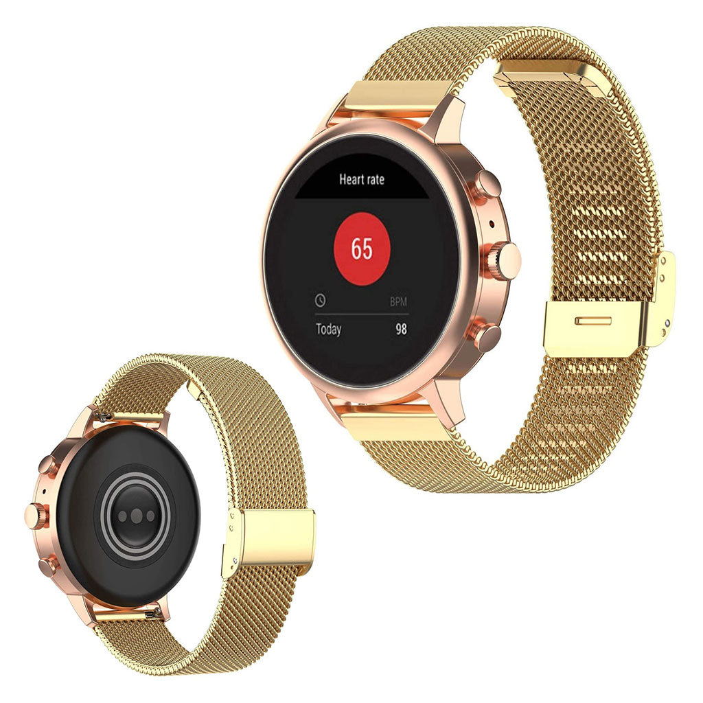 Pænt Garmin Vivoactive 4S Metal Rem - Guld#serie_4