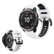Correa de reloj de silicona bicolor para dispositivo Garmin 