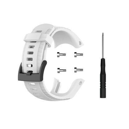 Vildt cool Suunto 5 Silikone Rem - Hvid#serie_2