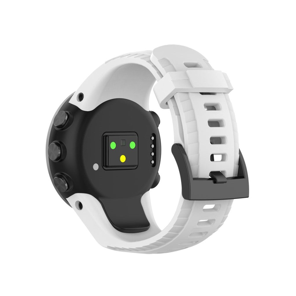 Vildt cool Suunto 5 Silikone Rem - Hvid#serie_2