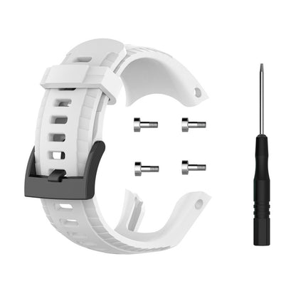 Vildt cool Suunto 5 Silikone Rem - Hvid#serie_2