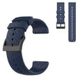 Correa de reloj de silicona con textura de sarga de 24 mm para dispositivo Suunto 