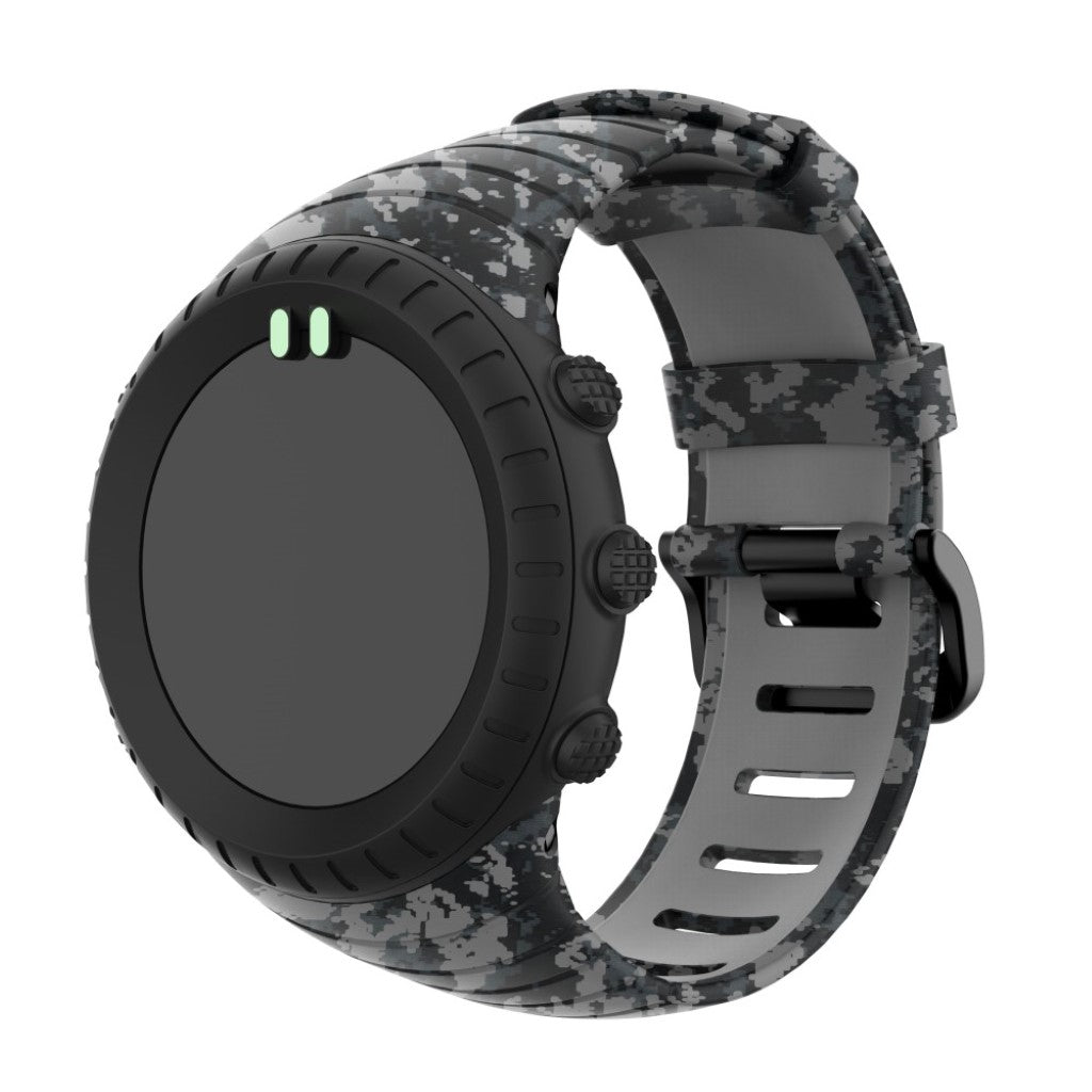 Super fint Suunto Core Silikone Rem - Sølv#serie_3