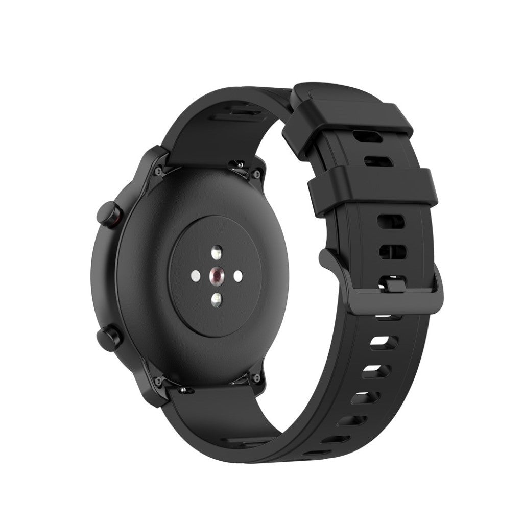 Vildt godt Amazfit GTR 47mm Silikone Rem - Sort#serie_1