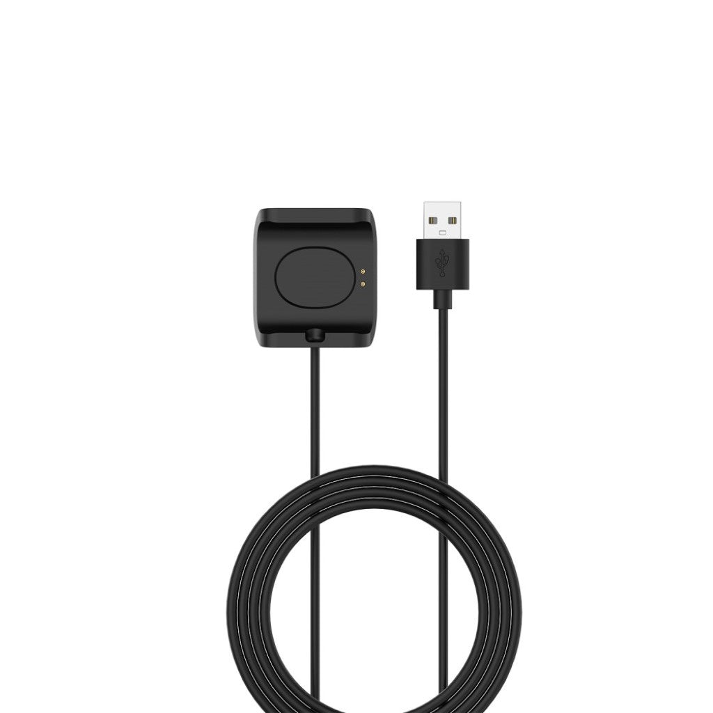 1m Plastik Amazfit 1 USB Ladestation - Sort#serie_6