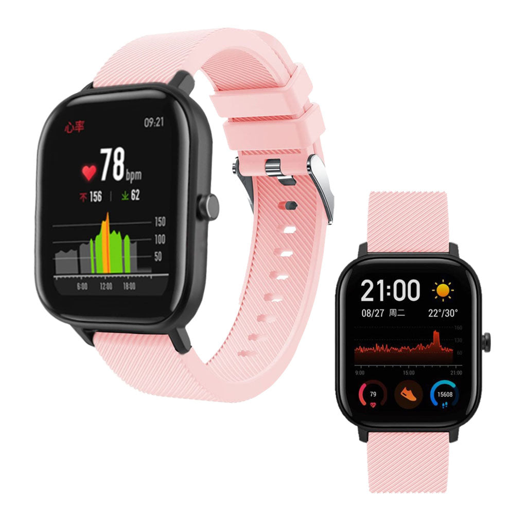 Super cool Amazfit Youth Silikone Rem - Pink#serie_4