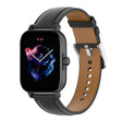 Correa de reloj de piel de vaca Amazfit GTS 3 / Bip U Top Layer 