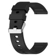 Correa de silicona para reloj Amazfit Bip 3 / Bip S con hebilla plateada 